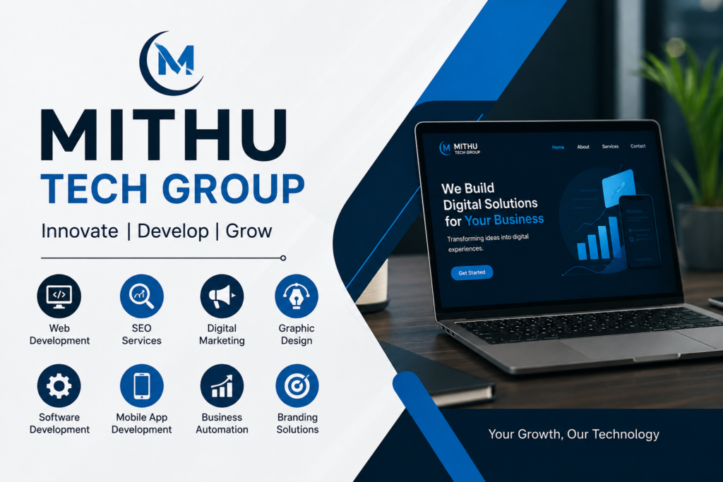 Mithu Tech Group – Transforming Businesses Through Technology, Digital Innovation, and Creative Solutions - 2026