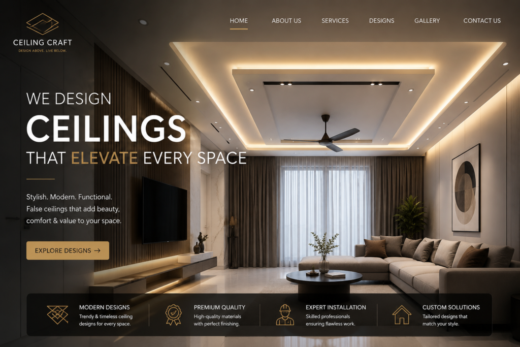 False Ceiling Design in Durgapur