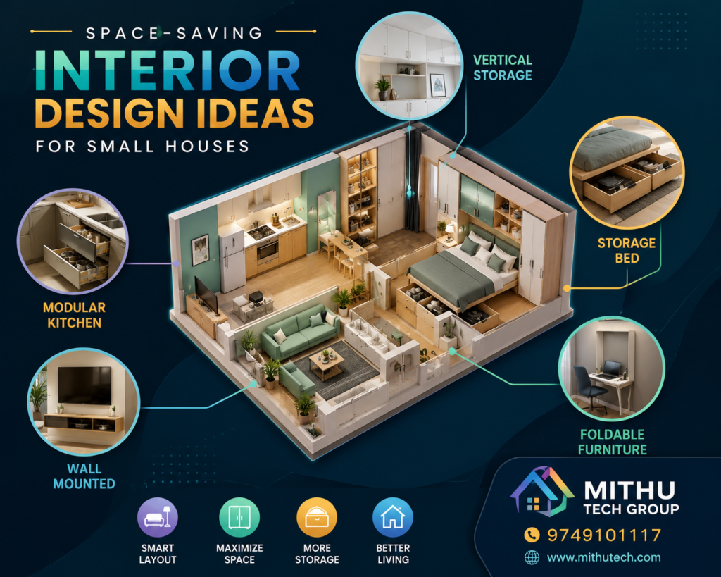 Space-Saving Interior Design Ideas for Small Houses | Smart Home Design Solutions for Modern Living - 2026