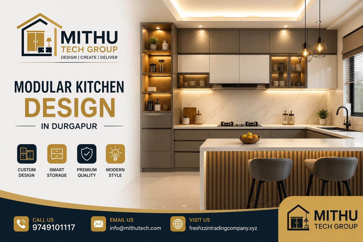 Best Modular Kitchen Designer in Durgapur | Mithu Tech Group - 2026