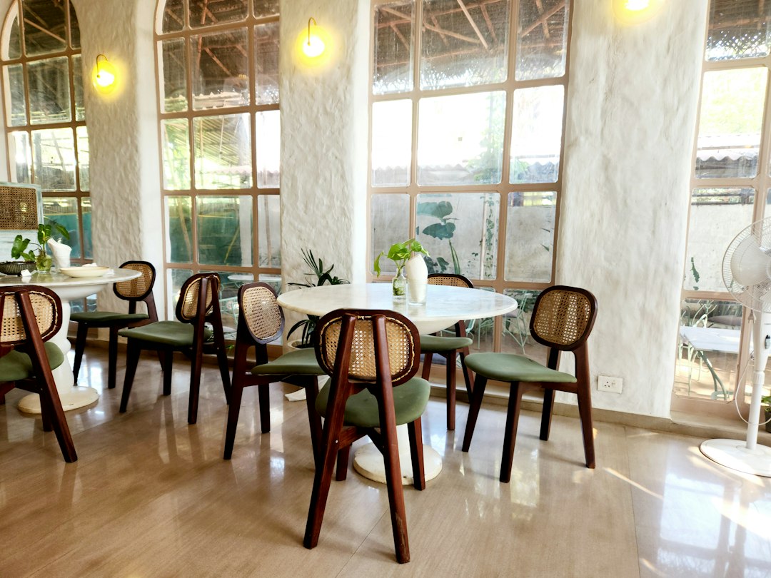 sustainable restaurant and cafe interior lighting