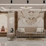 Premium modern living room interior design in Durgapur