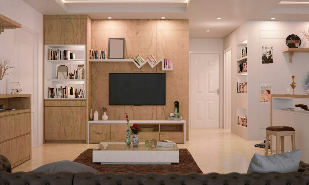 TV Unit Design in Durgapur: 10 Practical Colour & Finish Ideas 3 TV unit design lighting and storage